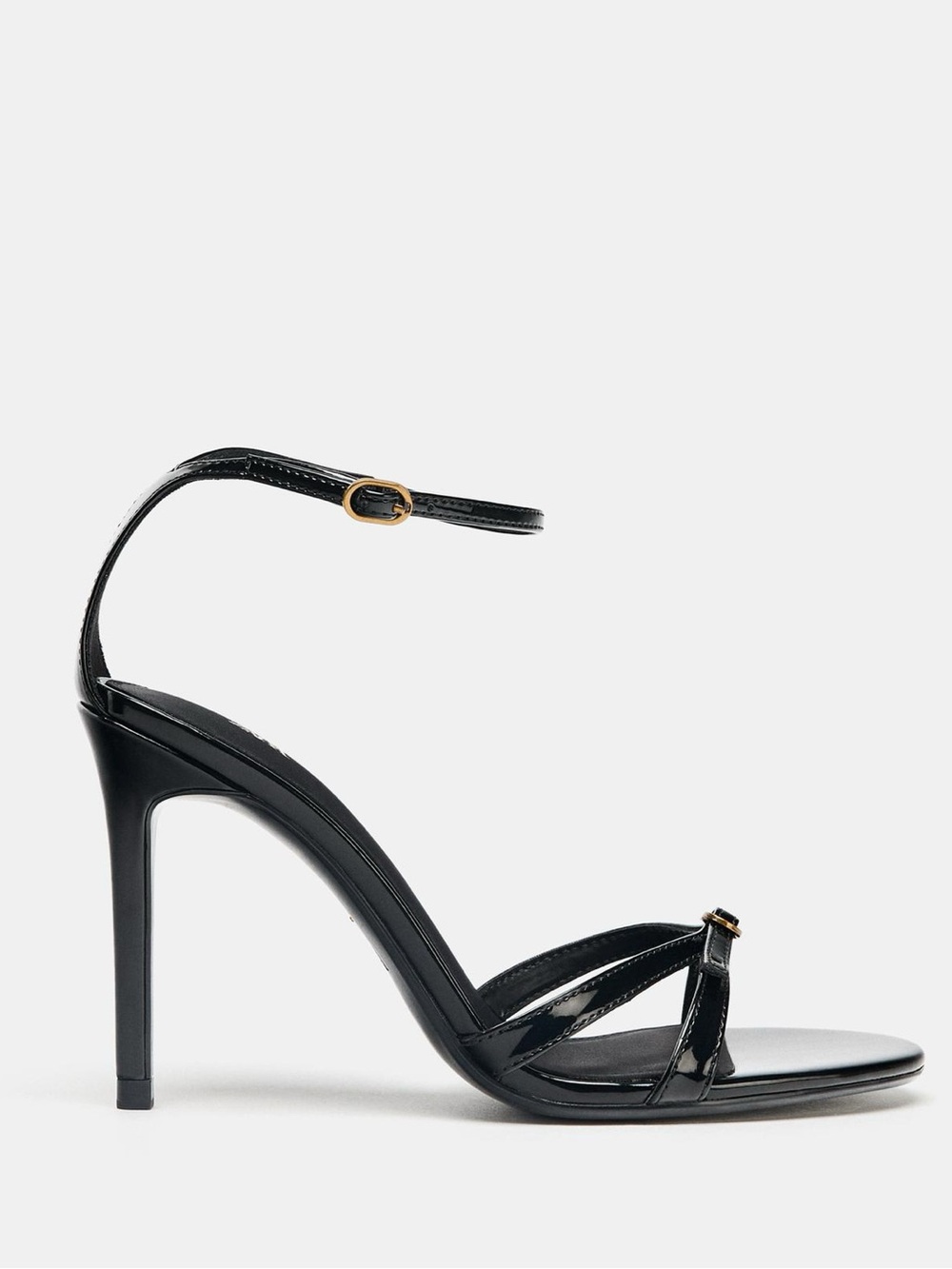 ZARA HIGH HEELED BUCKLE SANDALS